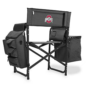 Officially Licensed NCAA Ohio State Buckeyes Backpack Chair w/Cooler