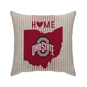 Officially Licensed NCAA Ohio State Home State Duck Cloth Pillow
