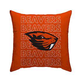 Officially Licensed NCAA Oregon State Beavers Poly Span Décor Pillow