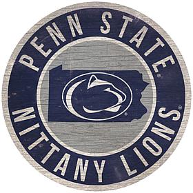 Officially Licensed NCAA Penn State 12" Wood Circle
