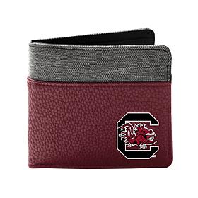 Officially Licensed NCAA South Carolina Trojans Pebble BiFold Wallet