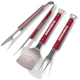 Officially-licensed NCAA Spirit 3-Piece BBQ Set - Arkansas Razorbacks 