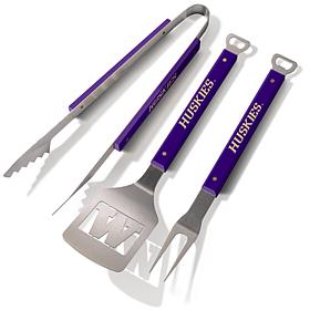 Officially-licensed NCAA Spirit Series 3-Piece BBQ Set - WA Huskies 