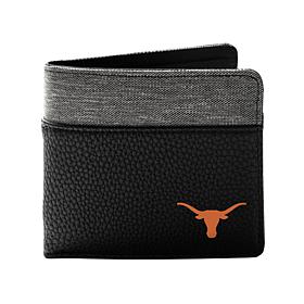 Officially Licensed NCAA Texas Longhorns Pebble BiFold Wallet