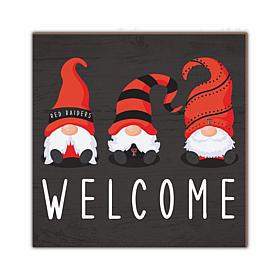 Officially Licensed NCAA Texas Tech Welcome Gnomes Sign