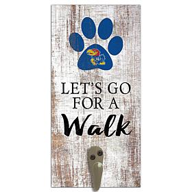 Officially Licensed NCAA University of Kansas Leash Holder Sign