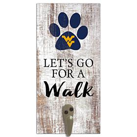 Officially Licensed NCAA University of West Virginia Leash Holder Sign