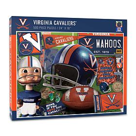 Officially Licensed NCAA Virginia Cavaliers Retro 500-Piece Puzzle