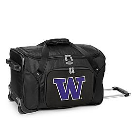 Officially Licensed NCAA Washington Huskies 22" Wheeled Duffel Bag