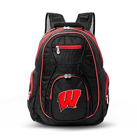 Officially Licensed NCAA Wisconsin Badgers 19" Premium Laptop Backpack