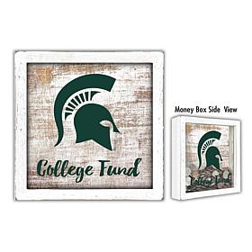 Officially Licensed NCCA Michigan State College Fund Money Box