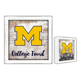 Officially Licensed NCCA Univ. of Michigan College Fund Money Box