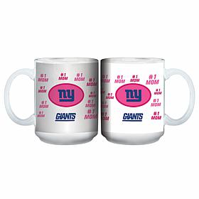 Officially Licensed NFL "#1 Mom" White Mug - Giants