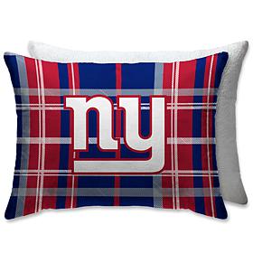 Officially Licensed NFL 20" x 26" Plush Bed Pillow - New York Giants