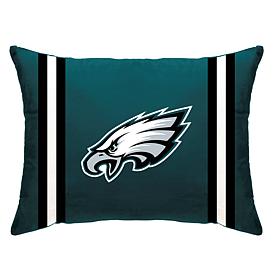 Officially Licensed NFL 20" x 26" Plush Striped Bed Pillow - Eagles