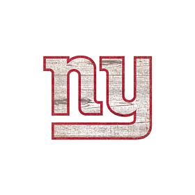 Officially Licensed NFL 24" Distressed Logo Cutout Sign - Giants 