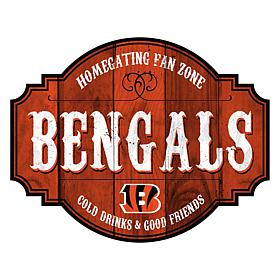 Officially Licensed NFL 24" Homegating Tavern Sign - Bengals 