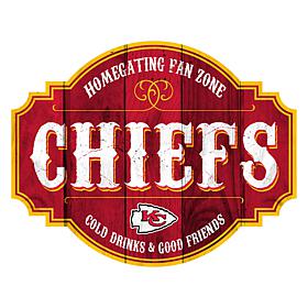 Officially Licensed NFL 24" Homegating Tavern Sign - Chiefs 