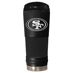 Officially Licensed NFL 24oz Insulated Laser Etched Tumbler - 49ers