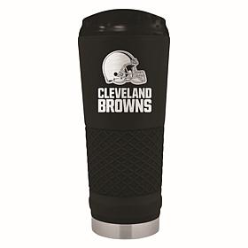 Officially Licensed NFL 24oz Insulated Laser Etched Tumbler - Browns