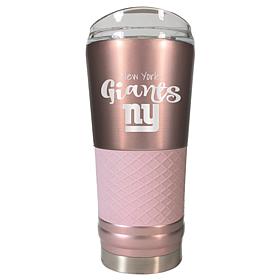 Officially Licensed NFL 24oz Rose Gold Draft Tumbler - New York Giants