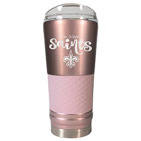 Officially Licensed NFL 24oz Rose Gold Draft Tumbler - Saints