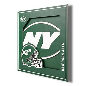 Officially Licensed NFL 3D Logo Series Wall Art - 12" x 12" - Jets