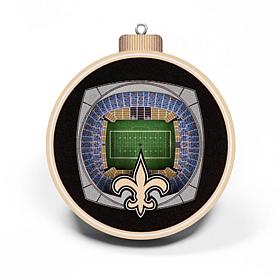 Officially Licensed NFL 3D StadiumView Ornament 2-pack - New Orleans