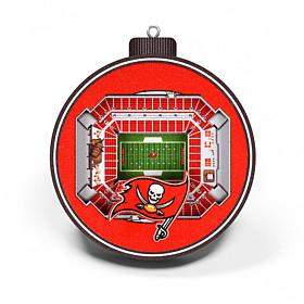 Officially Licensed NFL 3D StadiumView Ornament 2-pack - Tampa Bay