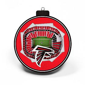 Officially Licensed NFL 3D StadiumView Ornament 2-pack - Atlanta