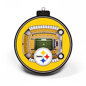 Officially Licensed NFL 3D StadiumView Ornament 2-pack - Pittsburgh