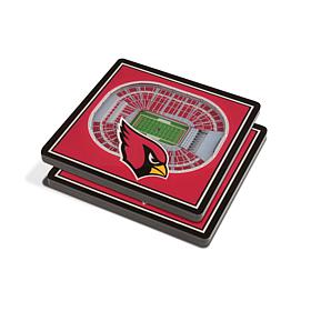 Officially Licensed NFL 3D StadiumViews Coasters - Arizona Cardinals