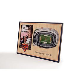 Officially Licensed NFL 3D StadiumViews Frame - Chicago Bears