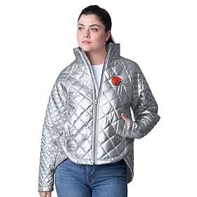 Officially Licensed NFL 4Her Team Mascot Metallic Jacket by Glll