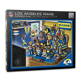 Officially Licensed NFL 500-piece Puzzle - A Real Nailbiter - Rams