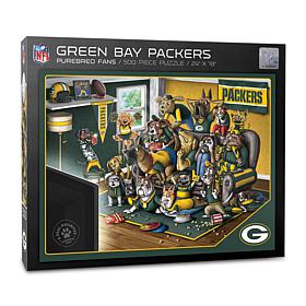 Officially Licensed NFL 500-piece Puzzle - A Real Nailbiter - Packer