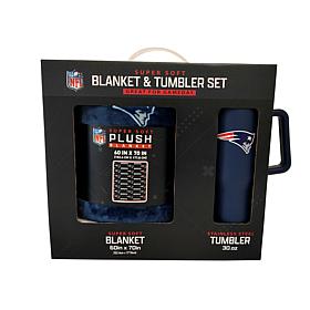 Officially Licensed NFL 60 x 70 Throw & 30oz Tumbler Combo Set