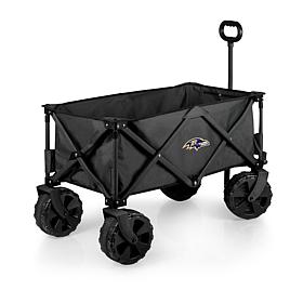 Officially Licensed NFL All-Terrain Portable Wagon - Baltimore Ravens