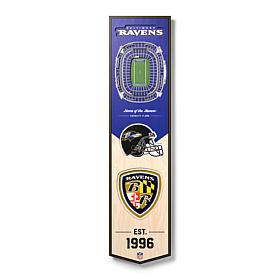 Officially Licensed NFL Baltimore Ravens 3D Stadium Banner