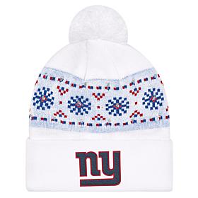 Officially Licensed NFL by Carl Banks Holiday Sweater Light-up Beanie