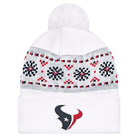 Officially Licensed NFL by Carl Banks Holiday Sweater Light-up Beanie