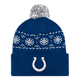 Officially Licensed NFL by Carl Banks Holiday Sweater Light-up Beanie