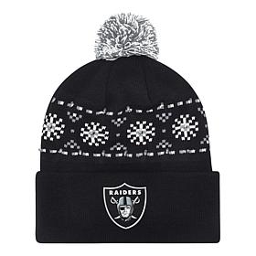 Officially Licensed NFL by Carl Banks Holiday Sweater Light-up Beanie