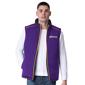 Officially Licensed NFL by Carl Banks Reversible Vest with Pockets