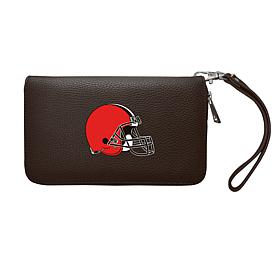 Officially Licensed NFL by Littlearth Zip Organizer Wallet - Browns
