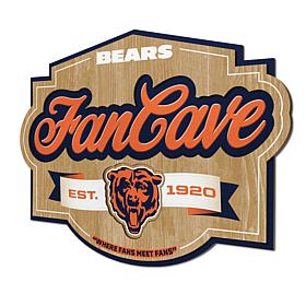 Officially Licensed NFL Chicago Bears Fan Cave Sign