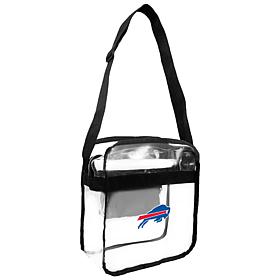 Officially Licensed NFL Clear Carryall Crossbody - Bills