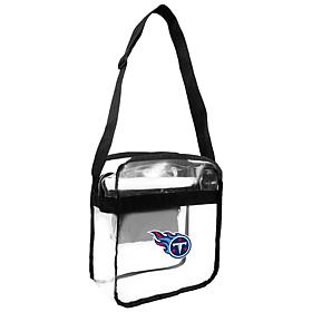 Officially Licensed NFL Clear Carryall Crossbody - Titans