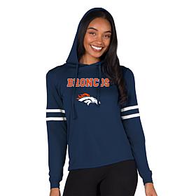 Officially Licensed NFL Concepts Sport Broncos Ladies' Hood Top