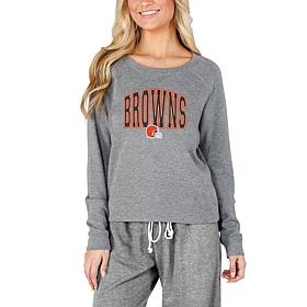Officially Licensed NFL Concepts Sport Mainstream Ladies LS Top Browns